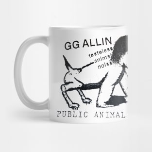 GG Allin Public Animal #1 Vintage FanArt Mug